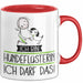 Geschenk für Hundeflüsterin Tasse Lustige Geschenkidee Geburtstag Ich Bin Hundeflüsterin Ich Darf Das Rot Trendation