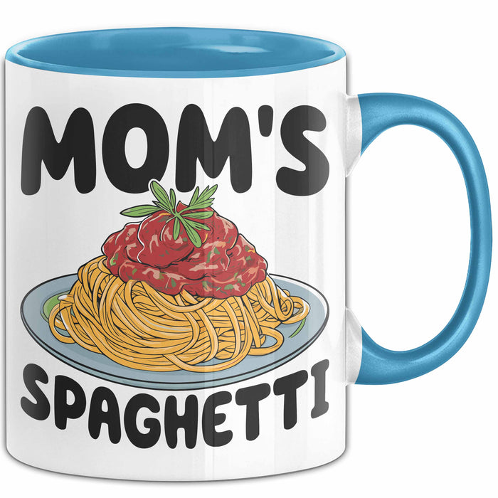 Spaghetti Tasse Für Frauen Und Männer Mom'S Spaghetti-Liebhaber Blau Trendation
