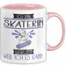 Skaterin Tasse Geschenk Ich Bin Skaterin Warum Weil Ich Es Kann Geschenkidee Geburtstag Rosa Trendation