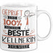 Beste Kellnerin Der Welt Tasse Geschenk für Eine Kellnerin Geprüft Und Sicher Geschenkidee Geburtstag Weihnachten Weiß Trendation