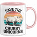 Nashorn Tasse Geschenk Lustige Geschenkidee Spruch Rettet Die Moppeligen Einhörner Rosa Trendation