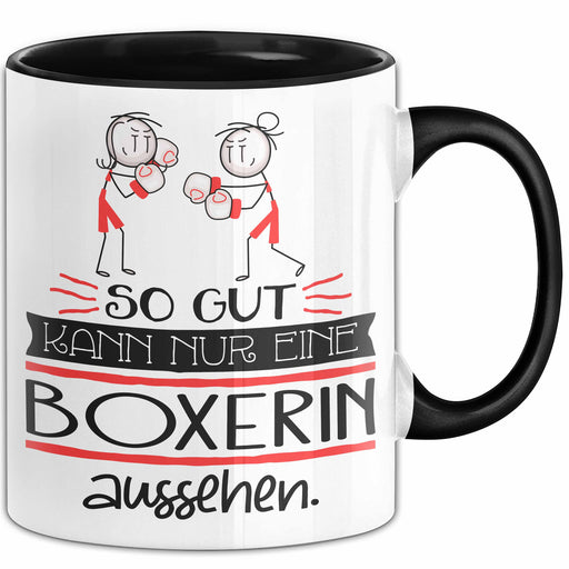 Boxerin Geschenk Tasse So Gut Kann Nur Eine Boxerin Aussehen Geschenkidee Geburtstag Weihnachten Lustig Trendation