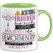 Gewichtheberin Tasse Geschenk Lustiger Spruch Bitte Erheben Sie Sich Seine Majestät Die Gewichtheberin Betritt Den Raum Grün Trendation