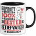 Stiefvater Geschenk Lustiger Spruch für Stiefvater Geschenkidee Bester Stiefvater Der Welt Schwarz Trendation