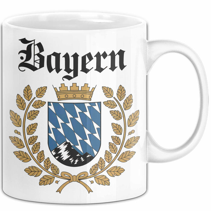Deutschland München Bayern Bayerisch Tasse Geschenk Lustige Geschenkidee Spruch Weiß Trendation
