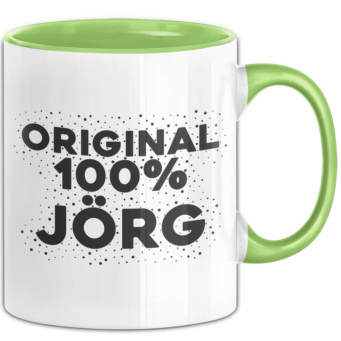 Joerg Tasse Original 100% Joerg Geschenk Grün Trendation