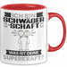 Schwägerschaft Tasse Geschenk für Schwägerschaft Geburtstag Lustiger Spruch Kaffee-Becher Was Ist Deine Superkraft Rot Trendation