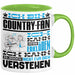 Country-Fan Geschenk Tasse Geschenkidee für Country-Fan Geburtstag Lustig Ich Bin Country-Fan Ich Kann Es Dir Erklären Aber Nicht Für Dich Verstehen Grün Trendation