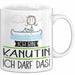 Geschenk für Kanutin Tasse Lustige Geschenkidee Geburtstag Ich Bin Kanutin Ich Darf Das Weiß Trendation