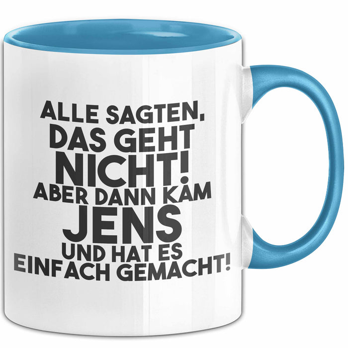 Jens Tasse Alle Sagten Das Geht Nicht, Aber Dann Kam Jens Geschenk