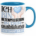 Altenpflegerin Ausbildung Start Geschenk Tasse Ich Bin Altenpflegerin In Der Ausbildung Ich Darf Das Kaffee-Becher Geschenkidee Blau Trendation
