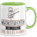 Musikstudentin Geschenk Tasse Becher Die Frau Die Allen Kann Geschenkidee für eine Musikstudentin Lustig Grün Trendation