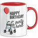 Geburtstagsfeier Tasse Geschenk Lustige Geschenkidee Spruch Alles Gute Zum Geburtstag Feier Richtig Rot Trendation