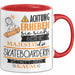 Skateboarderin Tasse Geschenk Lustiger Spruch Bitte Erheben Sie Sich Seine Majestät Die Skateboarderin Betritt Den Raum Rot Trendation