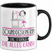 Sounddesignerin Geschenk Tasse Becher Die Frau Die Allen Kann Geschenkidee für eine Sounddesignerin Lustig Trendation