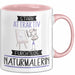 Naturmalerin Tasse Geschenk Becher Stark Attraktiv Furchtlos Naturmalerin Lustige Geschenkidee Rosa Trendation