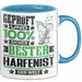 Harfenist Geschenk Lustiger Spruch für Harfenist Geschenkidee Bester Harfenist Der Welt Blau Trendation
