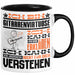 Gitarrenvirtuose Geschenk Tasse Geschenkidee für Gitarrenvirtuose Geburtstag Lustig Ich Bin Gitarrenvirtuose Ich Kann Es Dir Erklären Aber Nicht Für Dich Verstehen Schwarz Trendation