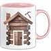 Zimmermann Tasse Geschenkidee für Holzhandwerker Rosa Trendation