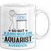 Aquarist Geschenk Tasse So Gut Kann Nur Ein Aquarist Aussehen Geschenkidee Kaffee-Becher Weiß Trendation