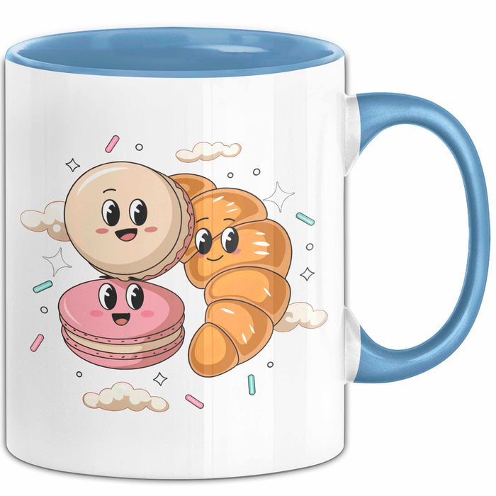 Bäcker Gebäck Tasse Geschenk Lustige Geschenkidee Spruch Für Gebäck Liebhaber Blau Trendation