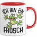 Frosch-Liebhaber Tasse Geschenk Ich Bin Ein Frosch Jungs Rot Trendation
