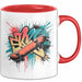 Skater Tasse Geschenkidee Skateboard Fan Lustiger Spruch Geschenkidee Lustig Rot Trendation