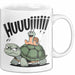 Schildkröte Tierliebhaber Tasse Geschenk Lustige Geschenkidee Spruch Schildkröte Und Schnecke Weiß Trendation