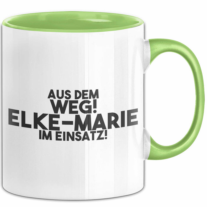 Elke-Marie Tasse Aus Dem Weg! Elke-Marie Im Einsatz! Geschenk