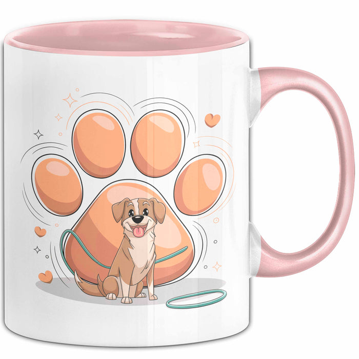 Hundetrainer Tasse Geschenk Lustige Geschenkidee Spruch Für Hunde Coaches Rosa Trendation