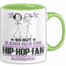 Hip-Hop-Fan Geschenk Tasse So Gut Kann Nur Ein Hip-Hop-Fan Aussehen Geschenkidee Kaffee-Becher Grün Trendation