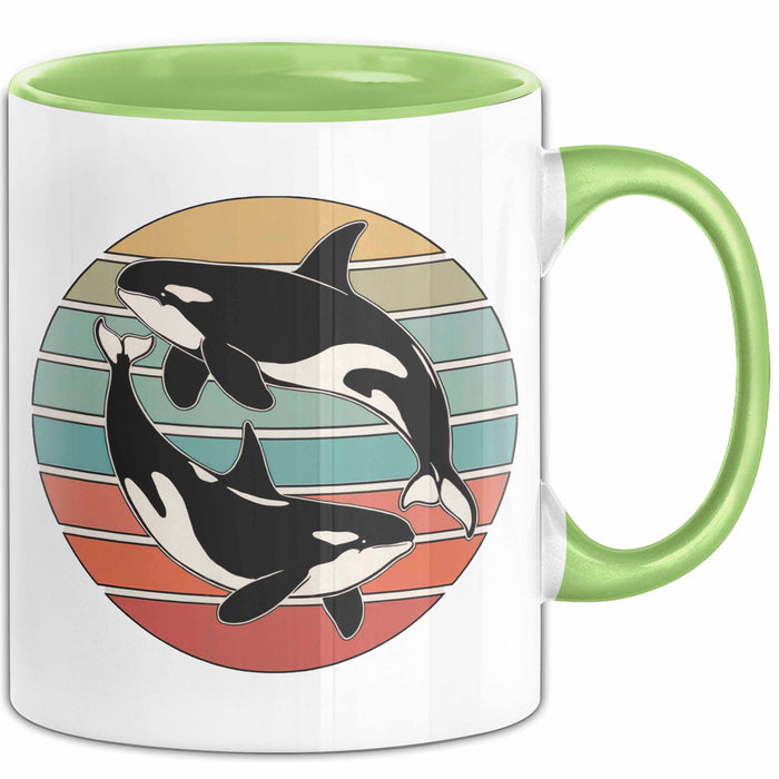 Wal Tier Tasse Geschenk Lustige Geschenkidee Spruch Grün Trendation