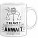 Anwalt Geschenk Tasse So Gut Kann Nur Ein Anwalt Aussehen Geschenkidee Kaffee-Becher Weiß Trendation