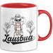 Lausbua Tasse Geschenk Oktober München Geschenkidee Becher Rot Trendation