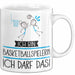 Geschenk für Basketballspielerin Tasse Lustige Geschenkidee Geburtstag Ich Bin Basketballspielerin Ich Darf Das Weiß Trendation