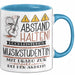 Musikstudentin Tasse Geschenk Lustig Abstand Halten Hochleistungs-Musikstudentin Mit Drang Zur Perfektion Bei Der Arbeit Blau Trendation