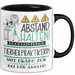 Tierheilpraktikerin Tasse Geschenk Lustig Abstand Halten Hochleistungs-Tierheilpraktikerin Mit Drang Zur Perfektion Bei Der Arbeit Trendation