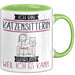 Katzensitterin Tasse Geschenk Ich Bin Katzensitterin Warum Weil Ich Es Kann Geschenkidee Geburtstag Grün Trendation