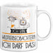 Geschenk für Wildtierbeobachterin Tasse Lustige Geschenkidee Geburtstag Ich Bin Wildtierbeobachterin Ich Darf Das Weiß Trendation