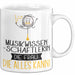 Musikwissenschaftlerin Geschenk Tasse Becher Die Frau Die Allen Kann Geschenkidee für eine Musikwissenschaftlerin Lustig Weiß Trendation