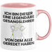 Gesangslehrer Geschenk Tasse Lustige Geschenkidee Geburtstag für Gesangslehrer Ich Bin Dieser Legendäre Gesangslehrer Von Dem Alle Geredet Haben Kaffee-Becher Rosa Trendation