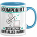 Komponist Tasse Geschenk für Komponist Der Mann Der Alles Kann Geschenkidee zum Geburtstag Blau Trendation