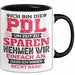 PDL Tasse Geschenk Lustiger Spruch Pflegeleitung Humorvolle Geschenkidee Schwarz Trendation