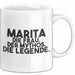 Marita Tasse Marita – Die Frau. Der Mythos. Die Legende. Geschenk Weiß Trendation