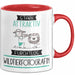 Wildtierfotografin Tasse Geschenk Becher Stark Attraktiv Furchtlos Wildtierfotografin Lustige Geschenkidee Rot Trendation