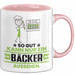 Bäcker Geschenk Tasse So Gut Kann Nur Ein Bäcker Aussehen Geschenkidee Kaffee-Becher Rosa Trendation