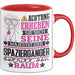 Spaziergänger Geschenk Tasse Lustiger Spruch Erheben Sie Sich Der Spaziergänger Betritt den Raum Rot Trendation