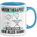 Musiktherapeut Tasse Geschenk für Musiktherapeut Der Mann Der Alles Kann Geschenkidee zum Geburtstag Blau Trendation
