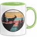 Ziegenbauer Ziegen Tier Retro Tasse Geschenk Lustige Geschenkidee Spruch Grün Trendation