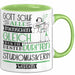 Studiomusikerin Geschenk Becher Tasse Gott Schuf Alle Menschen Gleich Nur Die Besten Durfeten Studiomusikerin Werden Geschenkidee Lustig Grün Trendation